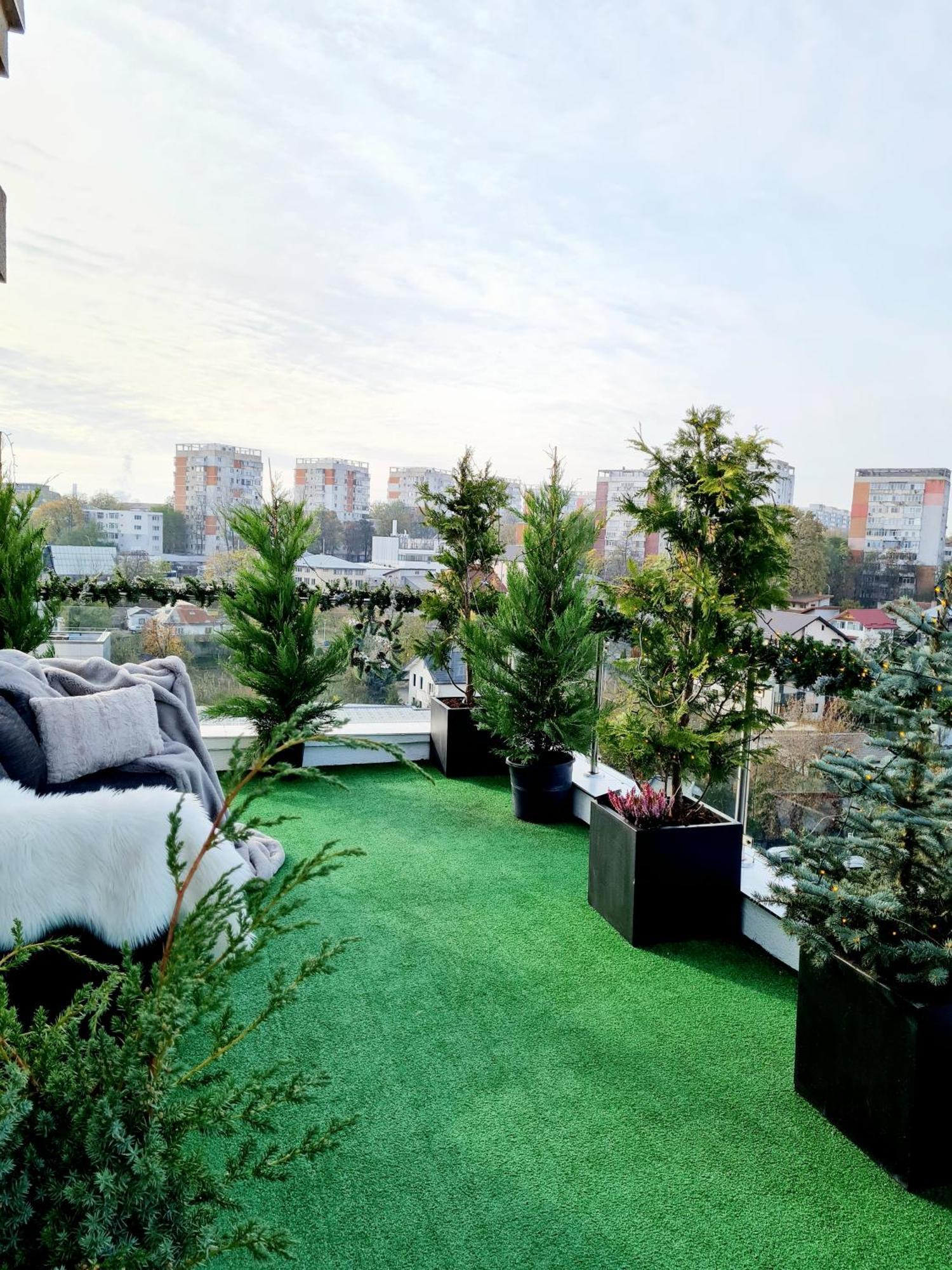Ferienwohnung Penthouse Aeroport Iasi Exterior foto